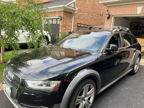 Audi A4 Allroad Aluminum Crossbars Roof Rack Rails