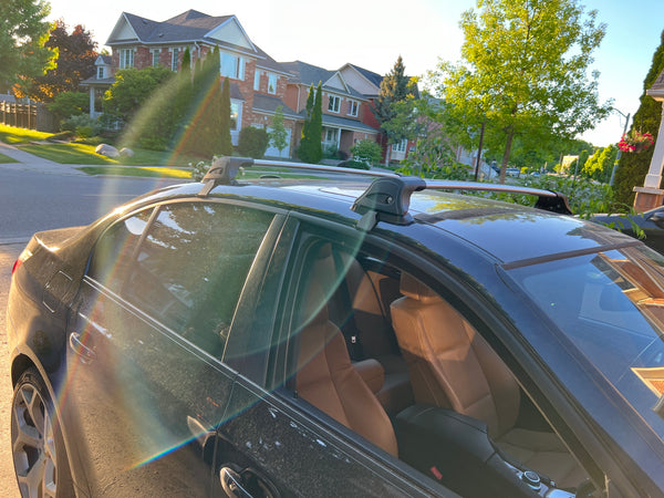 BMW 535i Aluminum Crossbars Roof Rack Rails