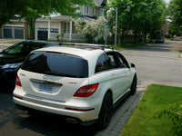Mercedes-Benz R350 BlueTec Aluminum Crossbars Roof Rack Rails