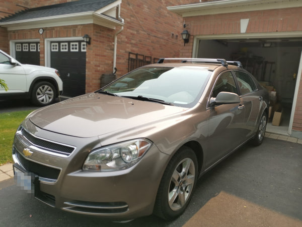 Chevrolet Malibu Aluminum Crossbars Roof Rack Rails
