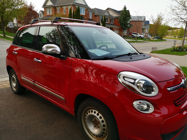 Fiat Aluminum Crossbar Roof Rack Rails