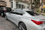 Infiniti Q50 Aluminum Crossbar Roof Rack Rails