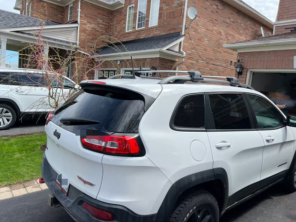 Jeep Trailhawk Aluminum Crossbars Roof Rack Rails