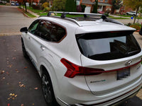 2013 2014 2015 2016 0217 2018 2019 2020 2021 2022 2023 Hyundai Santa Fe Aluminum Crossbars Roof Rail