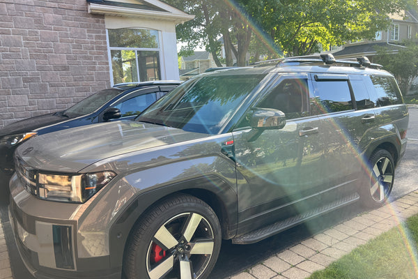 2024 2025 2026  Hyundai Santa Fe Aluminum Crossbars Roof Rail