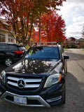 2008 2009 2010 2011 2012 2013 2014 2015 Mercedes Benz GLK250 350  Aluminum Crossbars Rails