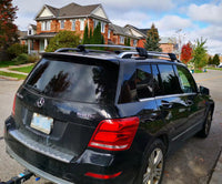 2008 2009 2010 2011 2012 2013 2014 2015 Mercedes Benz GLK250 350  Aluminum Crossbars Rails