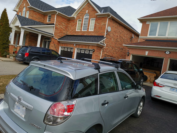 TOYOTA Matrix Aluminum Crossbars Roof Rack Rails