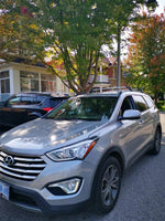 2013 2014 2015 2016 0217 2018 2019 2020 2021 2022 2023 Hyundai Santa Fe Aluminum Crossbars Roof Rail
